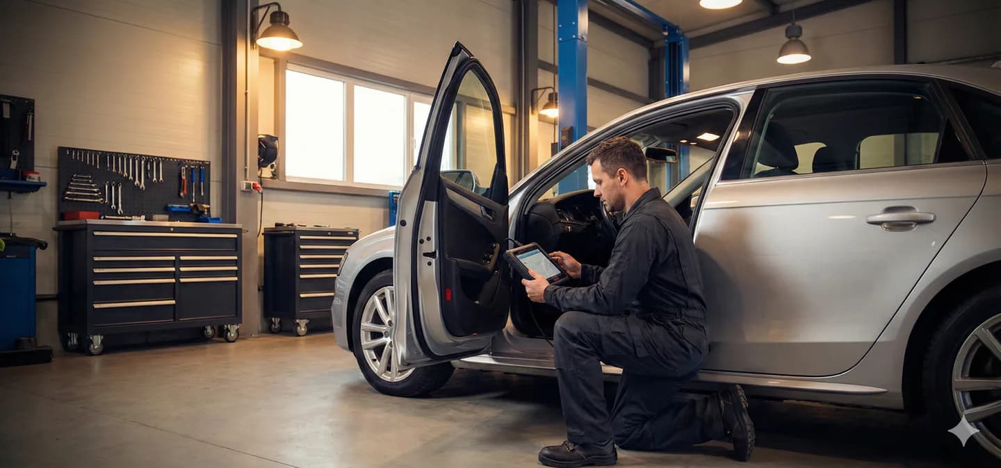 Illustrative diagnostics on an open vehicle